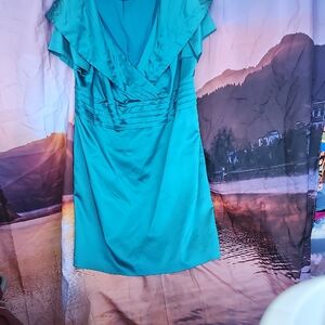 Sutton Studio Teal Midi Dress